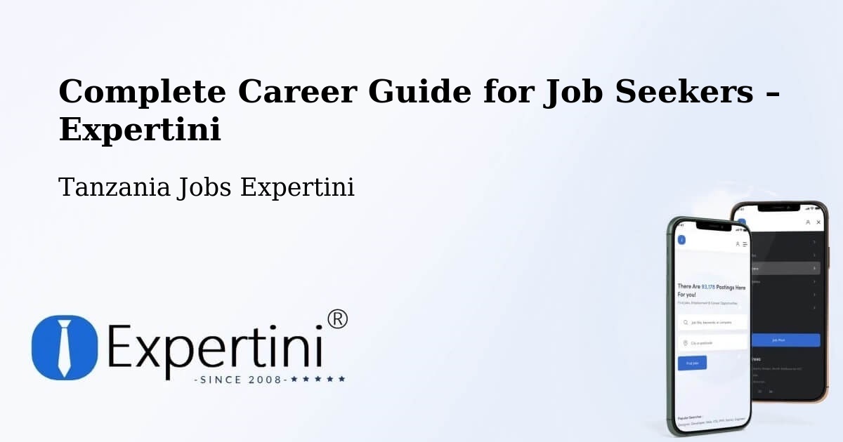 Career Guide for Job Seekers – Kitama - Kitama, Tanzania Jobs Expertini