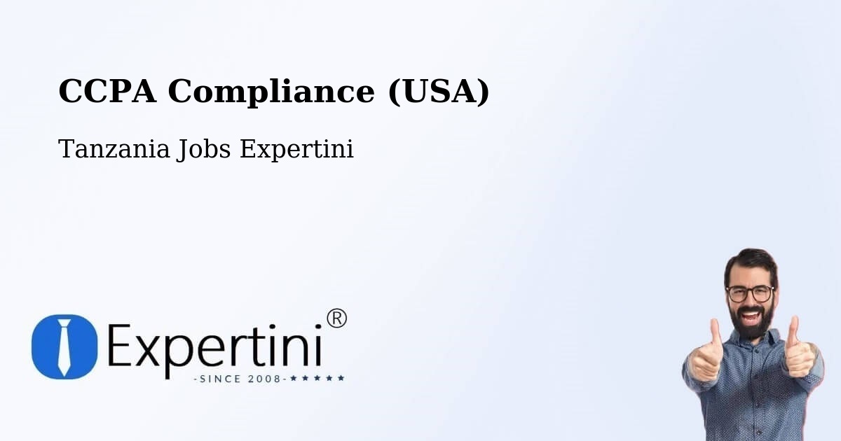 CCPA Privacy Rights & Compliance Notice – Kitama - Tanzania Jobs Expertini